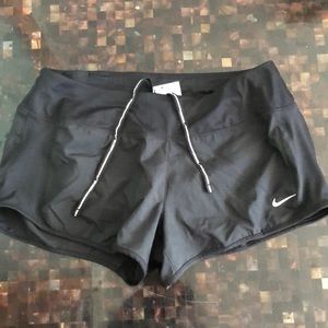 Nike black Dri fit running shorts